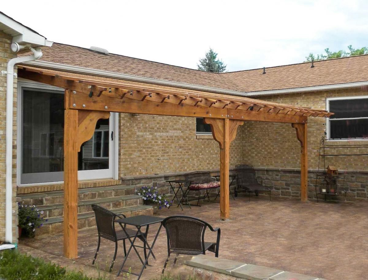 Pergola Plans Attached House Pdf Woodworking