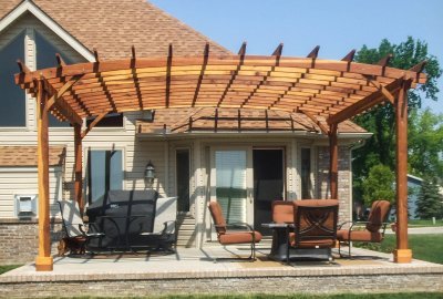 Garden Pergola Kits Handcrafted from Redwood | Free Shipping