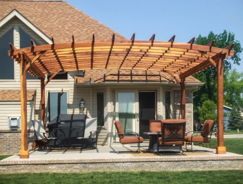 Arched Open Sky Pergolas