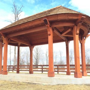 Custom Wood Pavilion Kits - ForeverRedwood.com on Wood Pavilion Kit id=33815