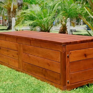 Holbrook Storage Bench| Forever Redwood