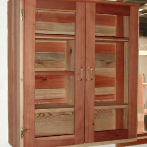 Wood Medicine Cabinet Indoor Furniture Forever Redwood