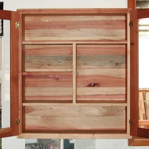 Wood Medicine Cabinet Indoor Furniture Forever Redwood