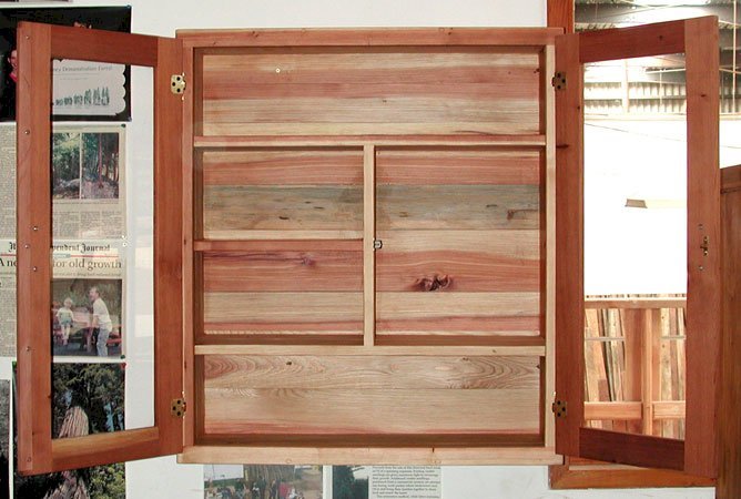 Wood Medicine Cabinet Indoor Furniture Forever Redwood