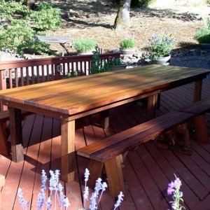 12 Ft Patio Table With Separate Benches 2 300x300 
