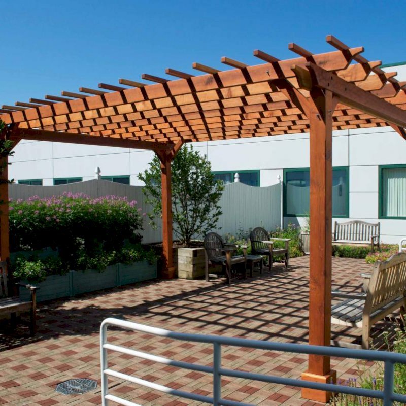 The Traditional Wooden Garden Pergola Custom Made From Redwood