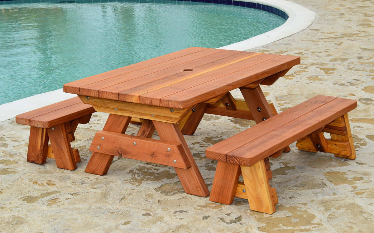 How much wood is needed for a picnic table