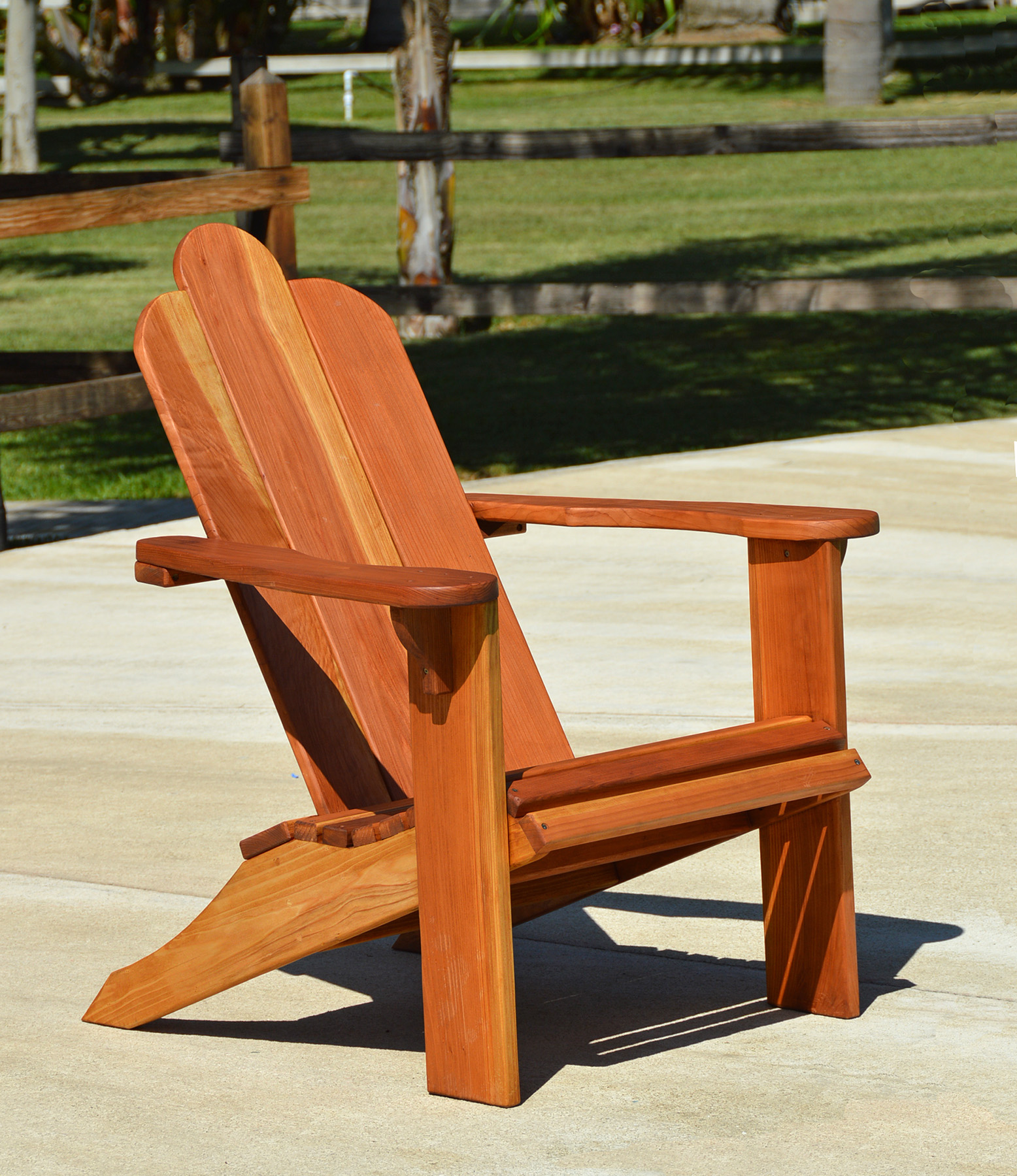 Redwood Adirondack Chair: Custom Wood Adirondack Chairs
