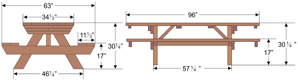 what-are-the-dimensions-of-a-standard-picnic-table-mccnsulting-web