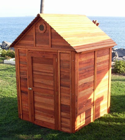 Storage Sheds, Custom Made Redwood Sheds